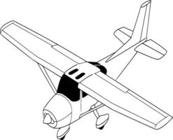 avión silueta vector en blanco antecedentes
