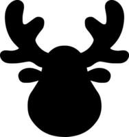 Deer Silhouette Vector on white background