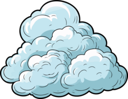 ai généré nuage clipart conception illustration png