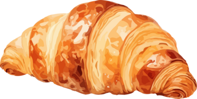 ai gerado croissant clipart Projeto ilustração png