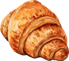 ai genererad croissant ClipArt design illustration png