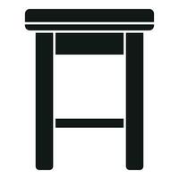 Wood furniture icon simple vector. Architecture project vector