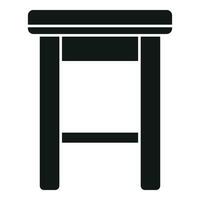 Wood furniture icon simple vector. Architecture project vector