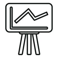 Remote access icon outline vector. Share access system vector