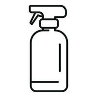 Spray cleaning icon outline vector. Hand atomizer vector