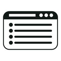 Web record keeping icon simple vector. Financial banking vector