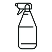 Haze sprayer icon outline vector. Water bottle mist vector