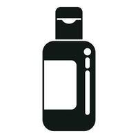 Female shampoo bottle icon simple vector. Cosmetology paint vector