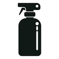 Spray cleaning icon simple vector. Hand atomizer vector