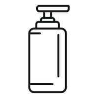 Soap dispenser bottle icon outline vector. Sprayer mist vector