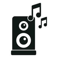 Event music speaker icon simple vector. Event planner vector