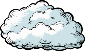 ai generiert Wolke Clip Art Design Illustration png