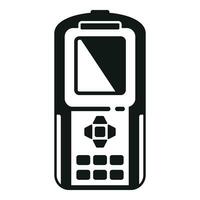 Survey laser meter icon simple vector. Tool screen electric vector