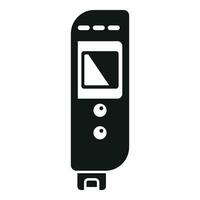 Chemical ph meter icon simple vector. Control level vector