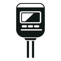 Device soil ph meter icon simple vector. Medical experiment vector