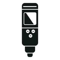 Laboratory ph meter icon simple vector. Soil measure kit vector