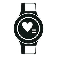 Fitbit smartwatch icon simple vector. Wifi counter sport vector