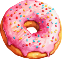 ai gegenereerd donut clip art ontwerp illustratie png