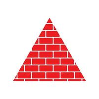 pile of bricks icon,vector illustration design template background. vector