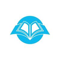 biblioteca logo icono, vector ilustración diseño