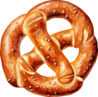 ai gerado pretzel clipart Projeto ilustração png