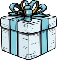 AI generated Present box clipart design illustration png