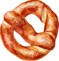 ai genererad pretzel ClipArt design illustration png