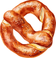 ai généré bretzel clipart conception illustration png