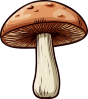 ai généré champignon clipart conception illustration png