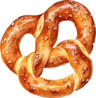 ai genererad pretzel ClipArt design illustration png