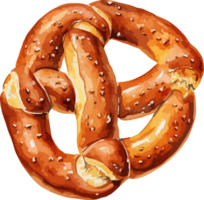 ai genererad pretzel ClipArt design illustration png