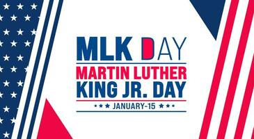 Martin Luther King, Jr. Day or MLK day background design template use to background, banner, placard, card, book cover,  and poster design template with text inscription and standard color. vector