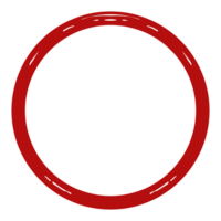 Zen Circle Icon Symbol on the Red Color. Zen Illustration for Logo, Art Frame, Art Illustration, Website or Graphic Design Element. Format PNG