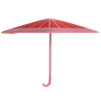 3d tolkning av söt paraply png