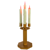 3d interpretazione di candela png