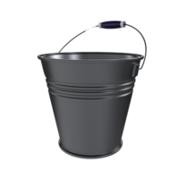 a bucket with a handle on a transparent background png