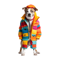 AI generated Cute and happy dog on transparent background PNG, easy to use. png