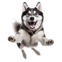 ai generiert süß und glücklich Hund auf transparent Hintergrund png, einfach zu verwenden. png