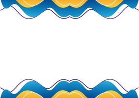 abstract stylish colorful wave background vector