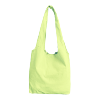 canvas tas. mockup van kleding stof draagtas. kleding totebag met handvat. png