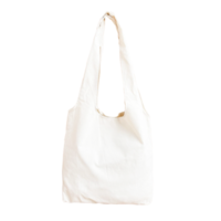 Canvas bag. mockup of fabric tote. Cloth totebag with handle. png