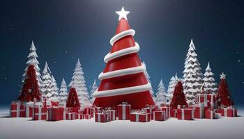 AI generated merry christmas backmerry christmas background background There is space for typing text. photo