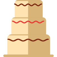 ilustración de pastel de cumpleaños png
