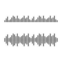 Sound waves vector illustration