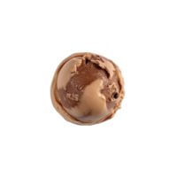 AI generated Gourmet Ice Cream Scoop Isolated on transparent background png