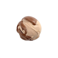 AI generated Gourmet Ice Cream Scoop Isolated on transparent background png