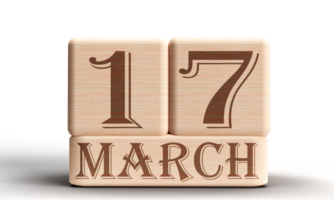 17 seventeen day number text cube block wooden square march month symbol sign decoration ornament icon saint patrick day irish ireland shamrock clover lucky leprechaun spring culture festival folklore png