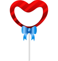 heart lollipop illustration png