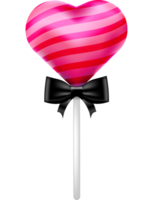 heart lollipop illustration png