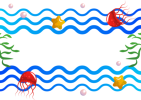 vita marina cartone animato illustrazione png